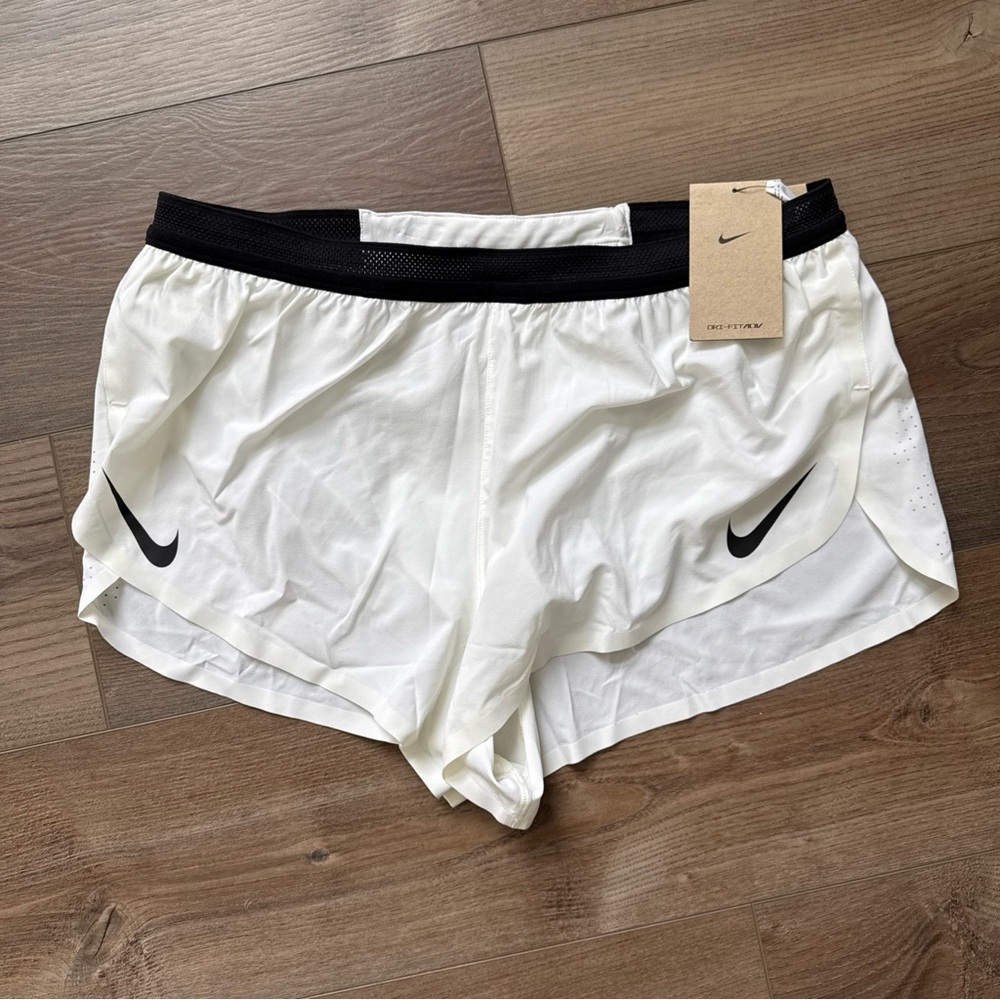 Men’s Nike ADV 2inch Running Shorts White FN3349-121